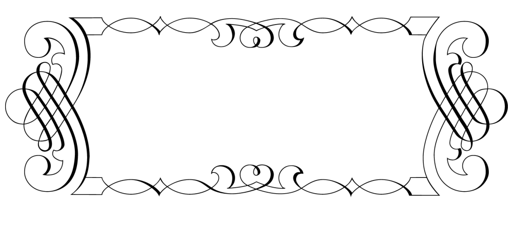 Исторические рамки черно белые