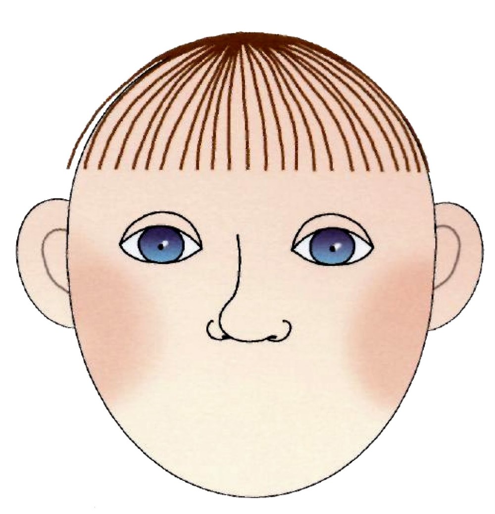 Силуэт лица мужчины