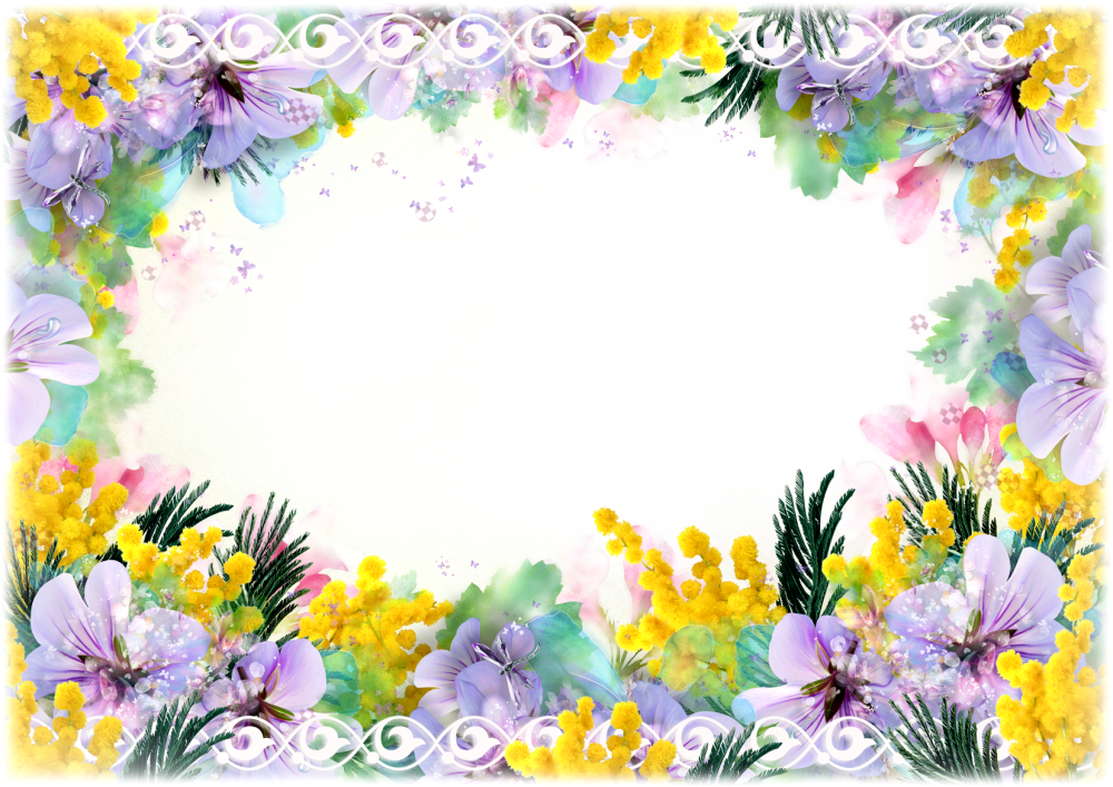 Красивая летняя рамка