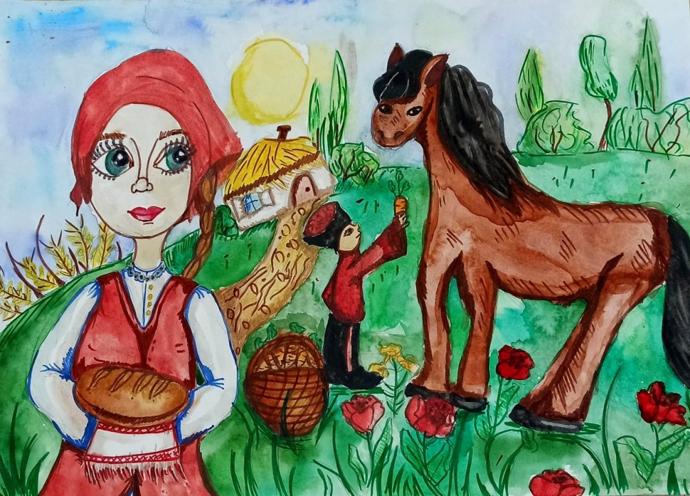 Рисунок на тему Кубань моя Родина