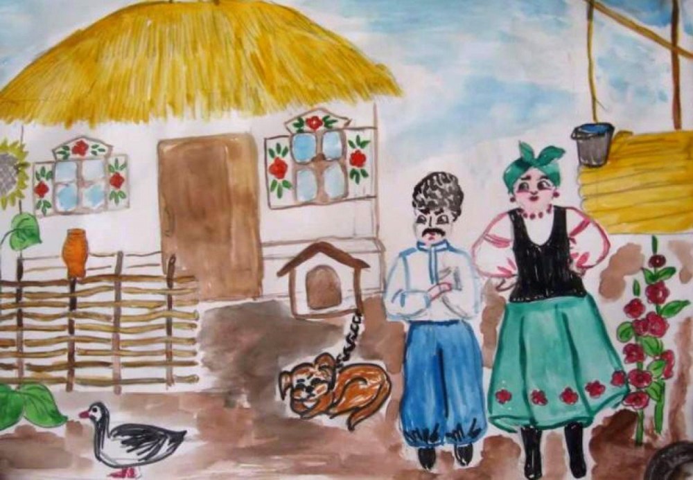 Рисунок на кубанскую тему