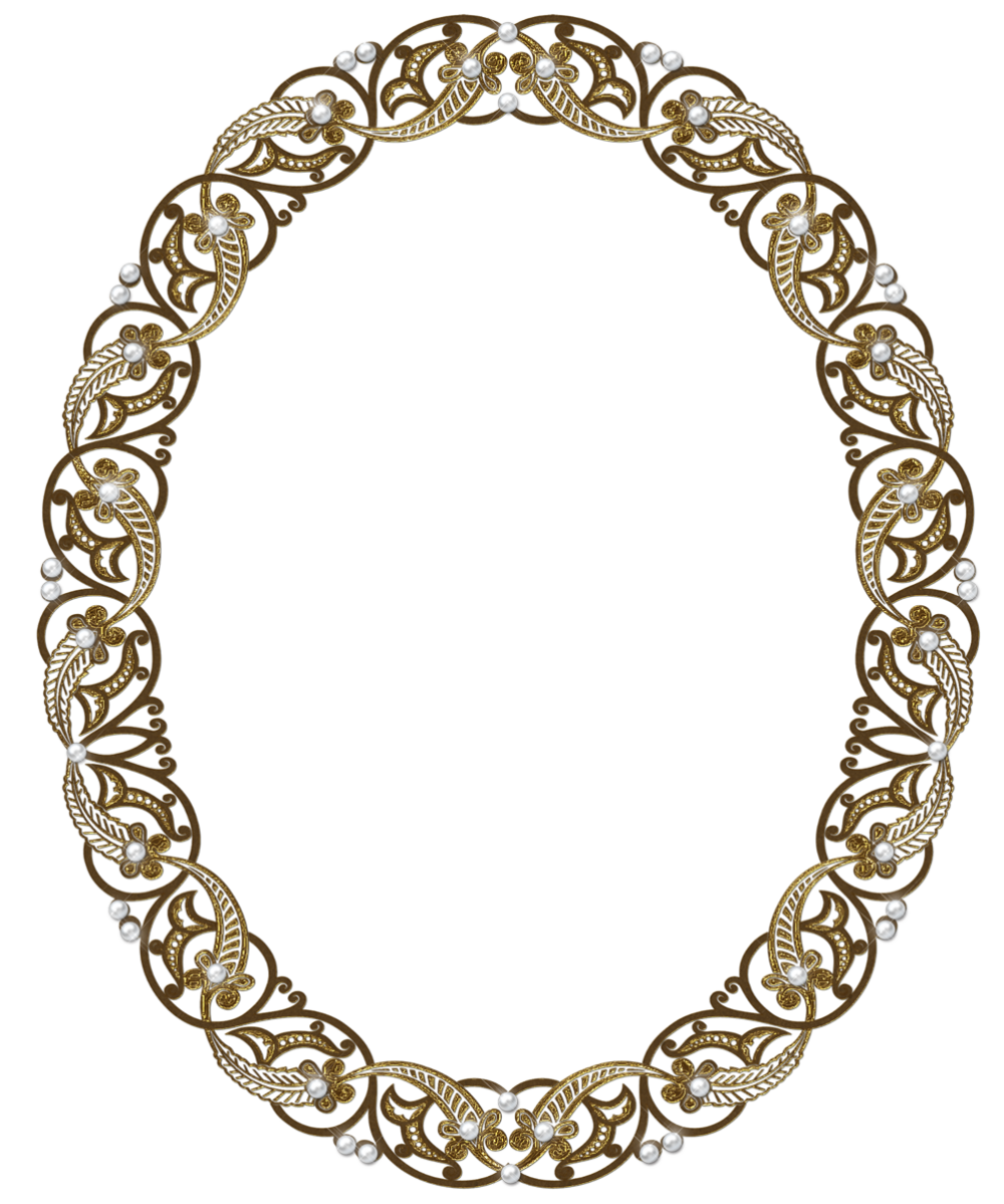 Овальная рамка
