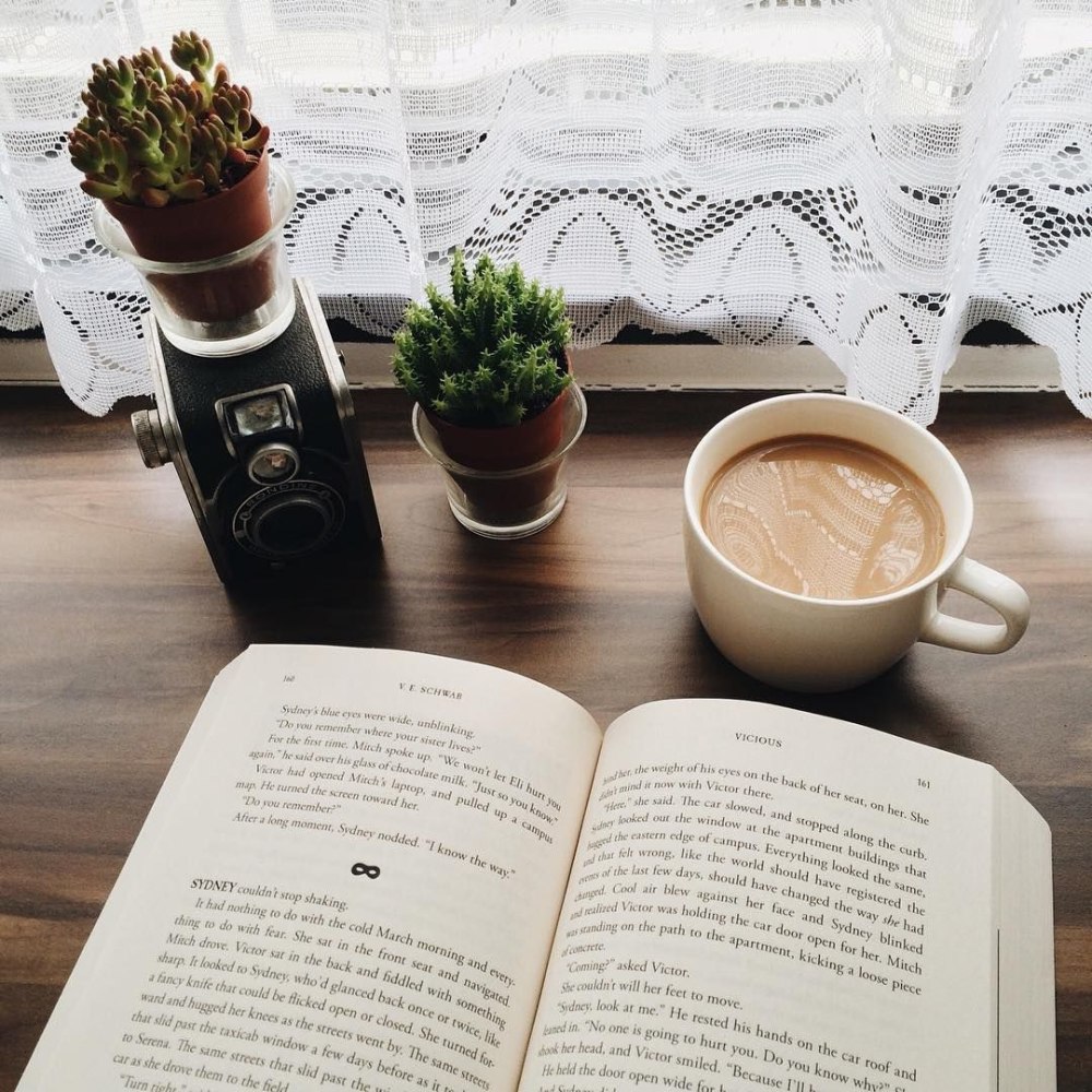 Эстетика книг и кофе