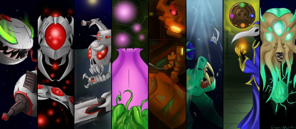 Terraria Boss Art культист