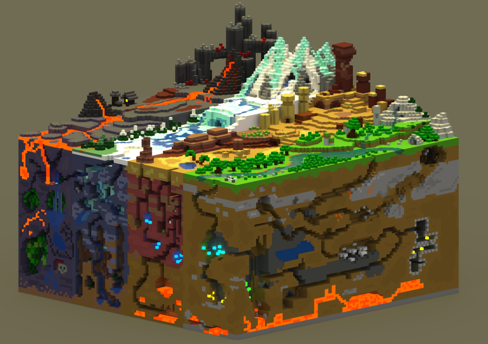 MAGICAVOXEL каньон