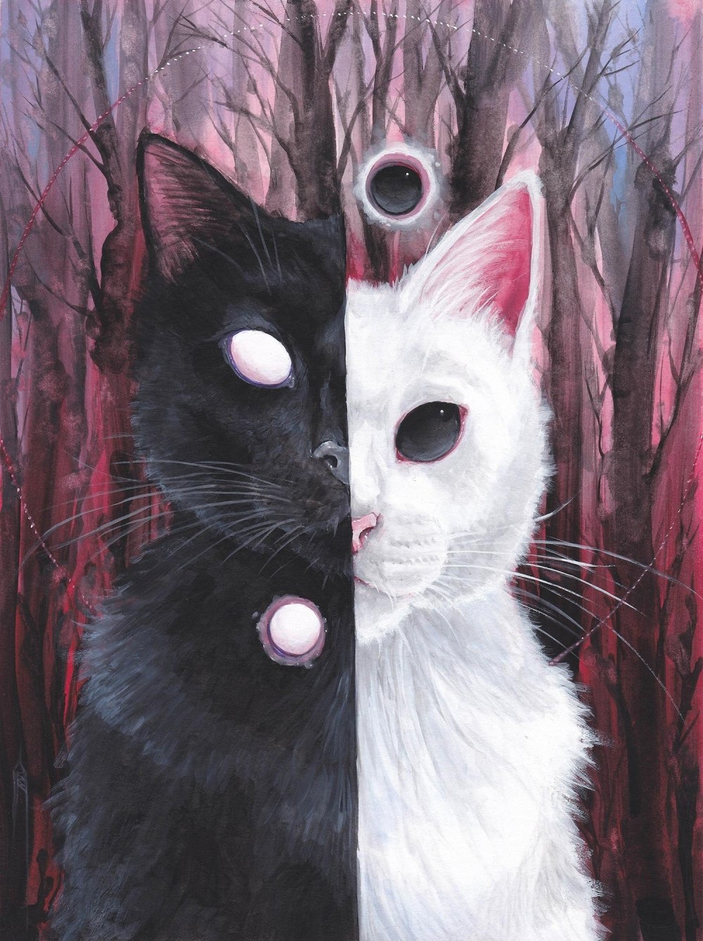 Котики арт
