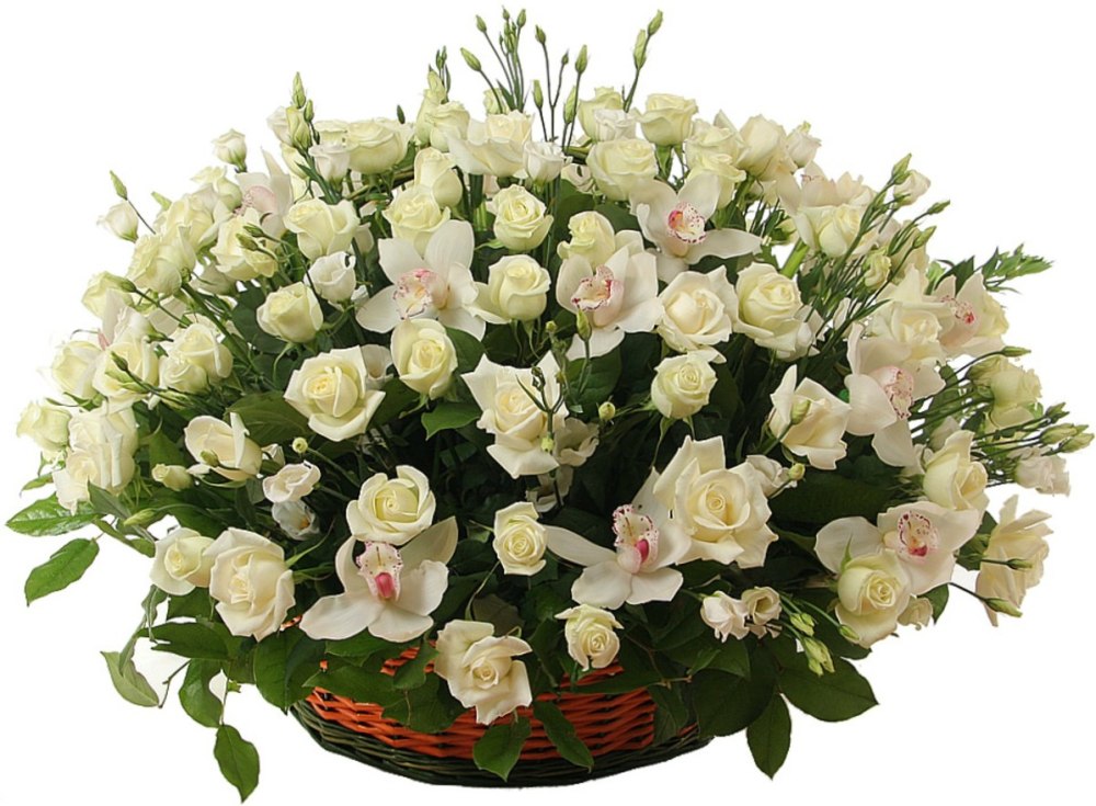 Корзина с цветами