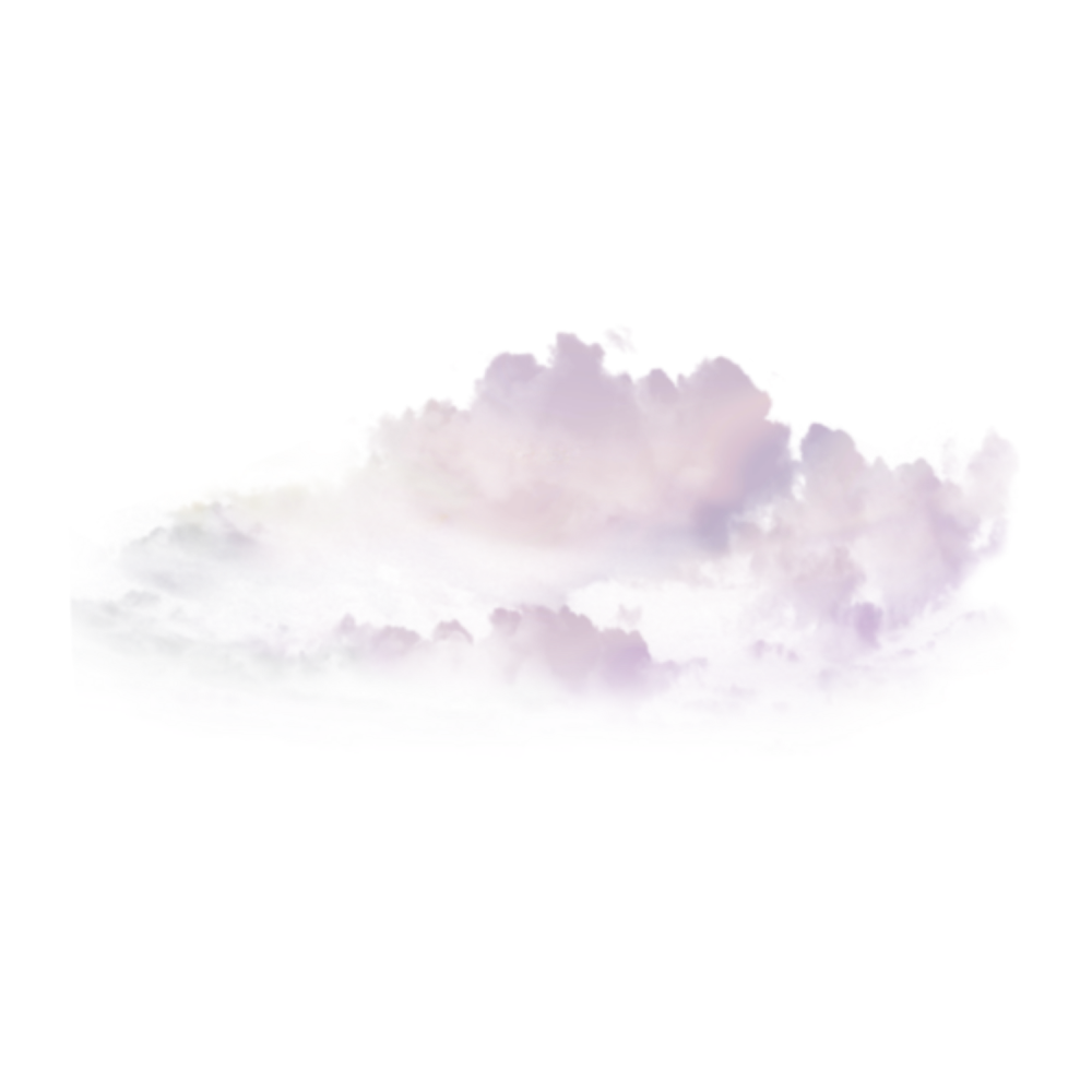 Облако на белом фоне