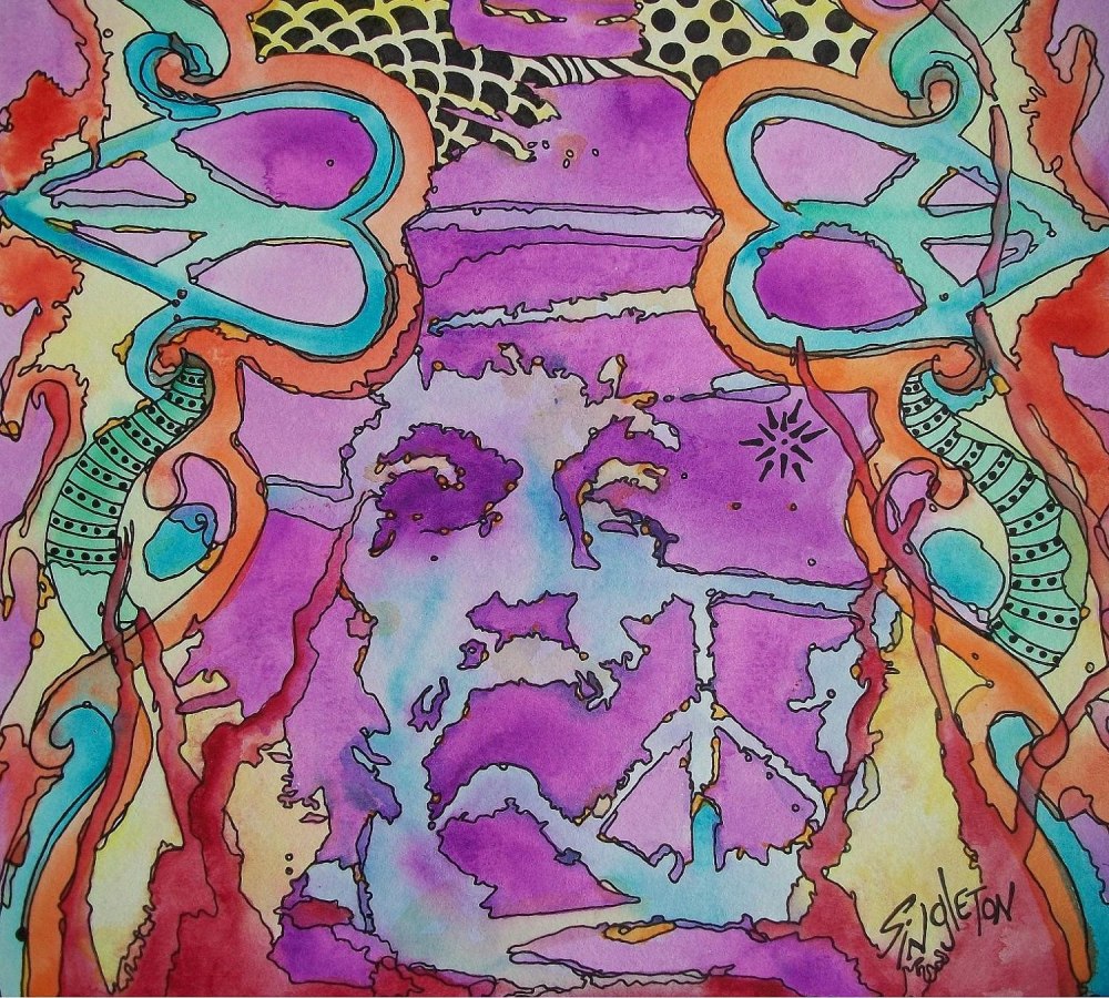 Groovy Hippie Art