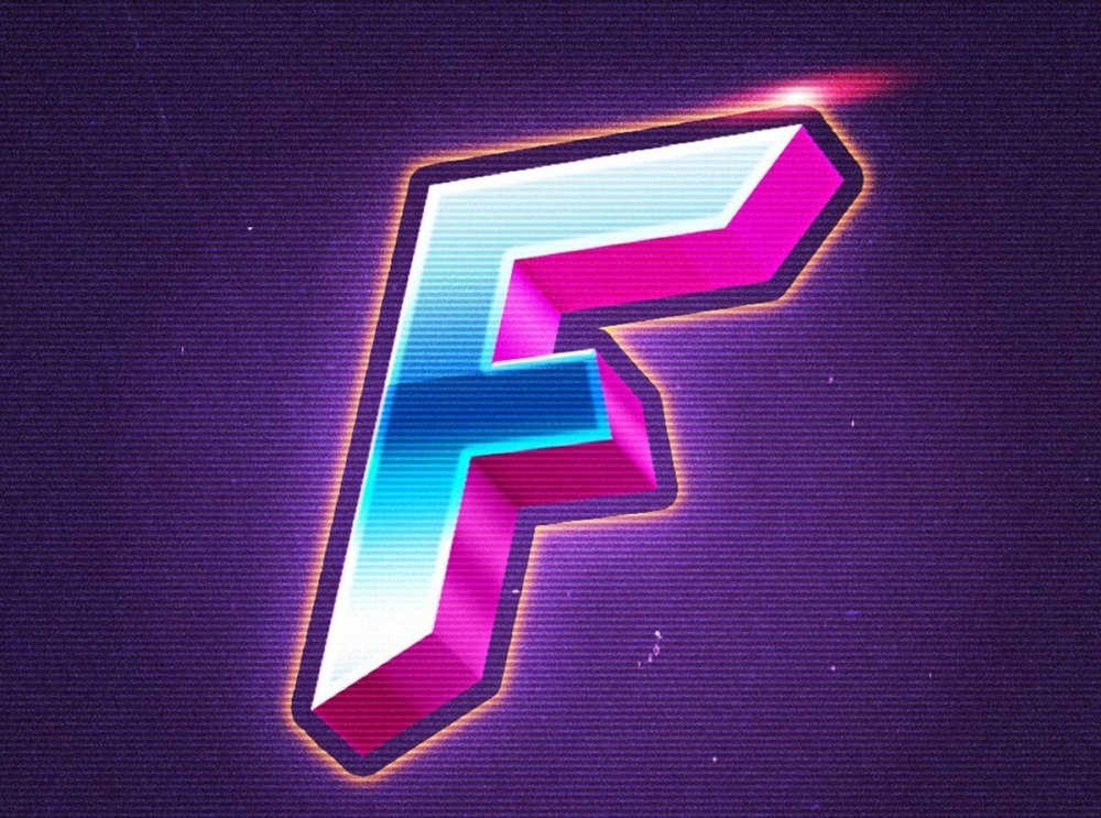 Крутая ава с буквой f