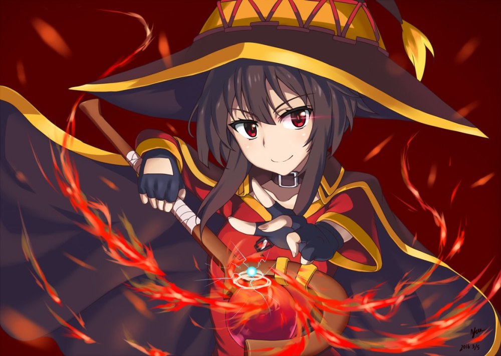 Аниме Konosuba Megumin