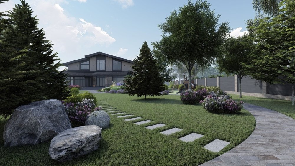 3ds Max ландшафт