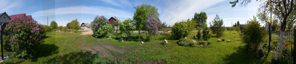 Панорама загородного участка