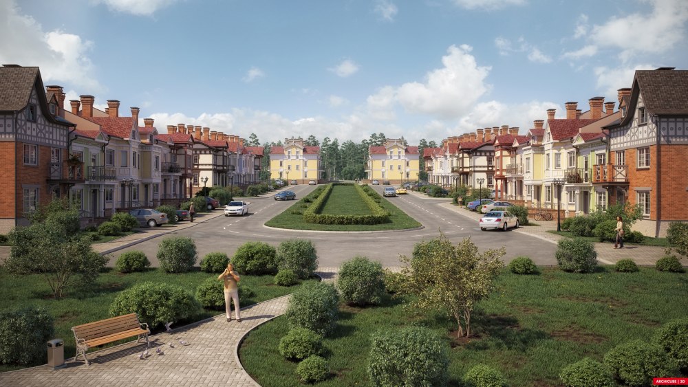Панорама поселка