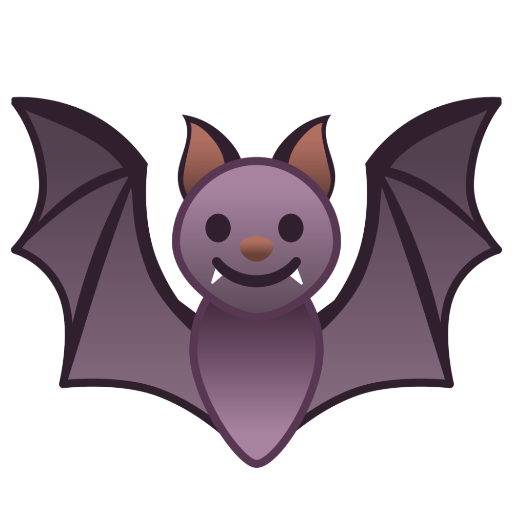 Halloween bat vector