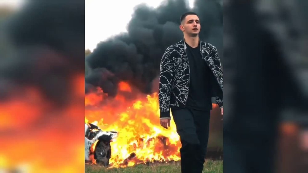 Михаил Литвин разбил Порше