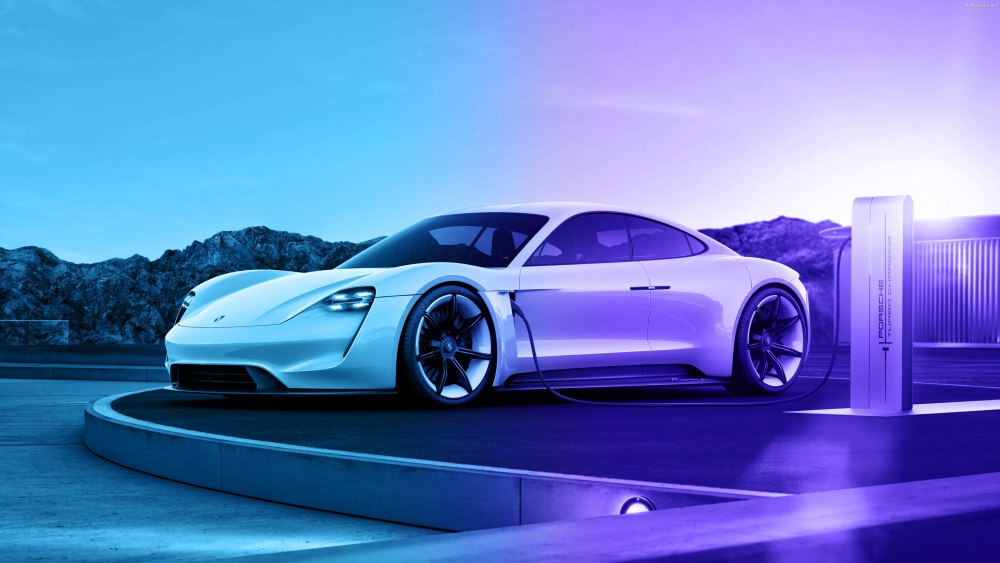 Porsche Taycan черный