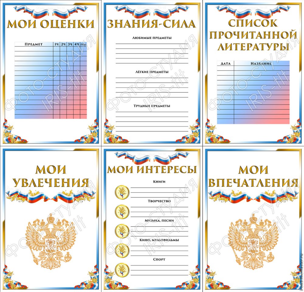 Портфолио ученика ФИО
