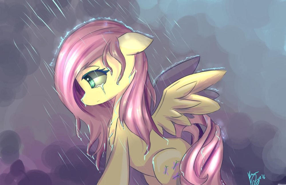 My little Pony Флаттершай плачет