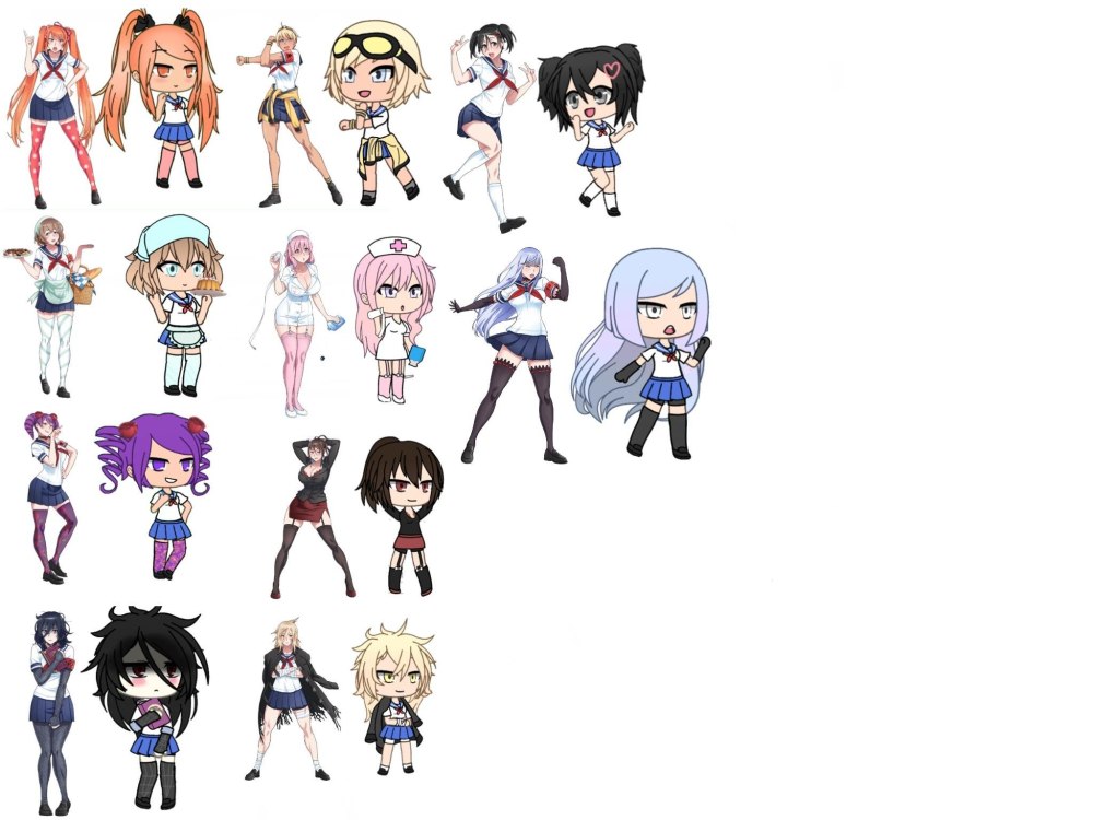 Gacha Life манекены