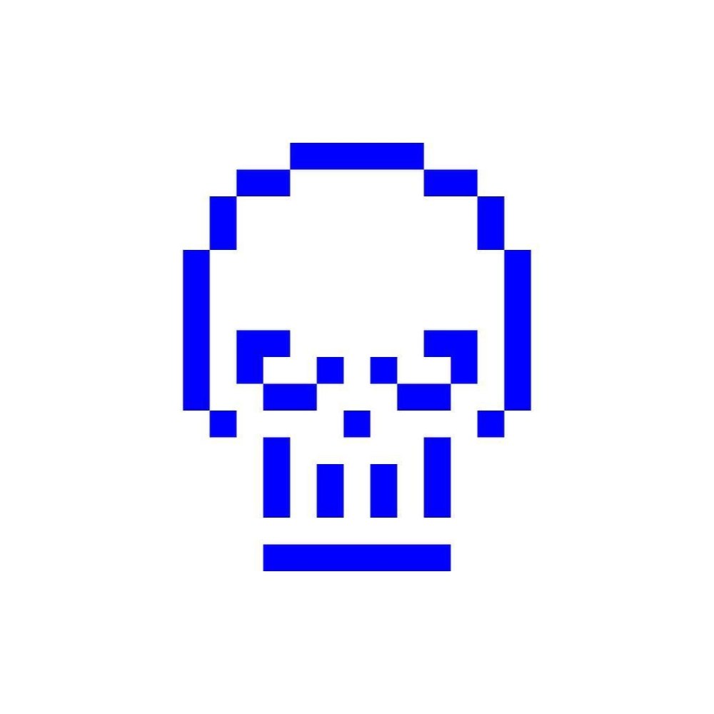 Маленький череп Pixel