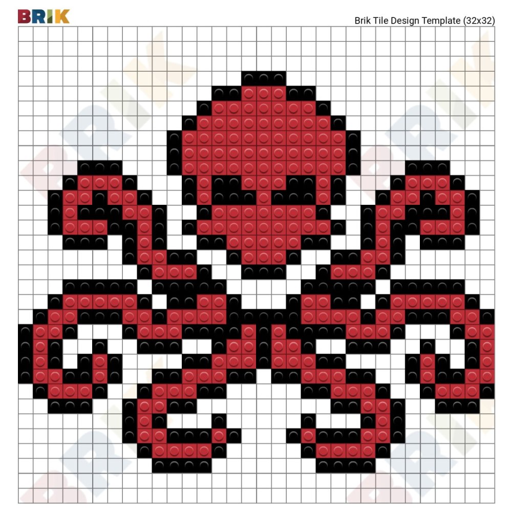 Череп Pixel Art