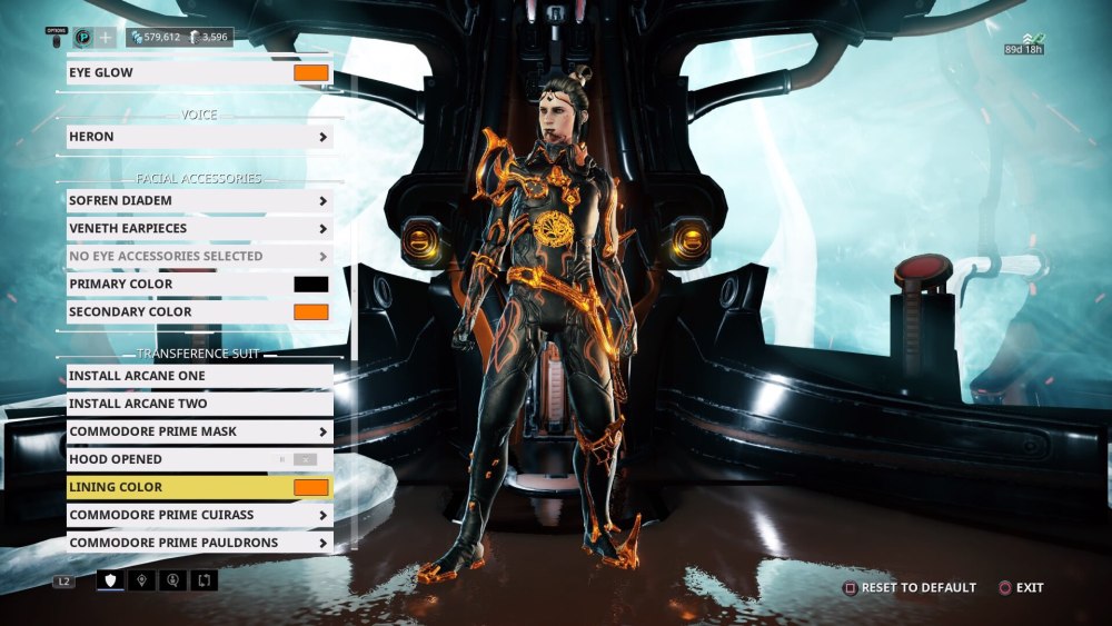 Warframe одежда Прайм оператора