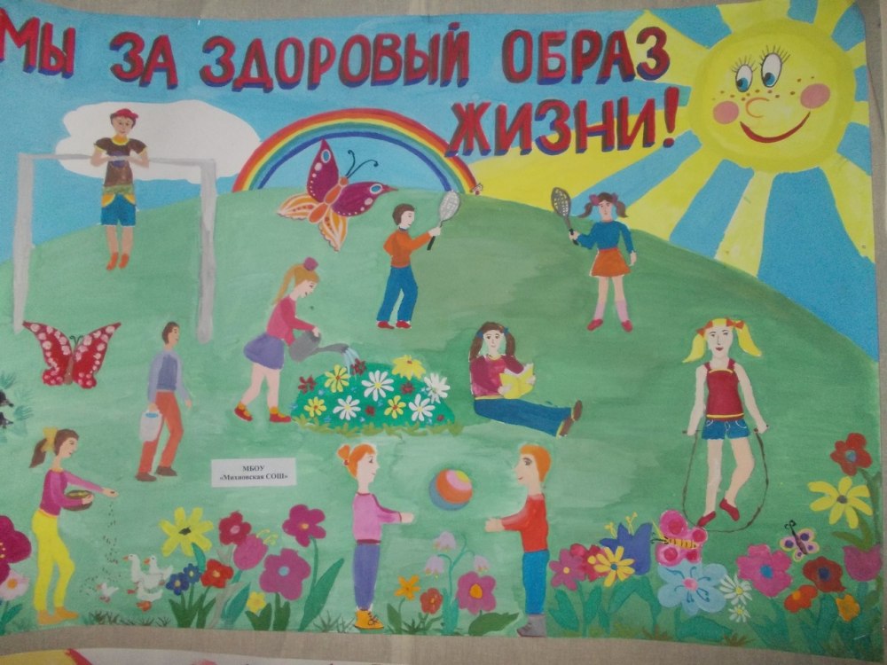 Коллаж здоровый образ жизни для детей