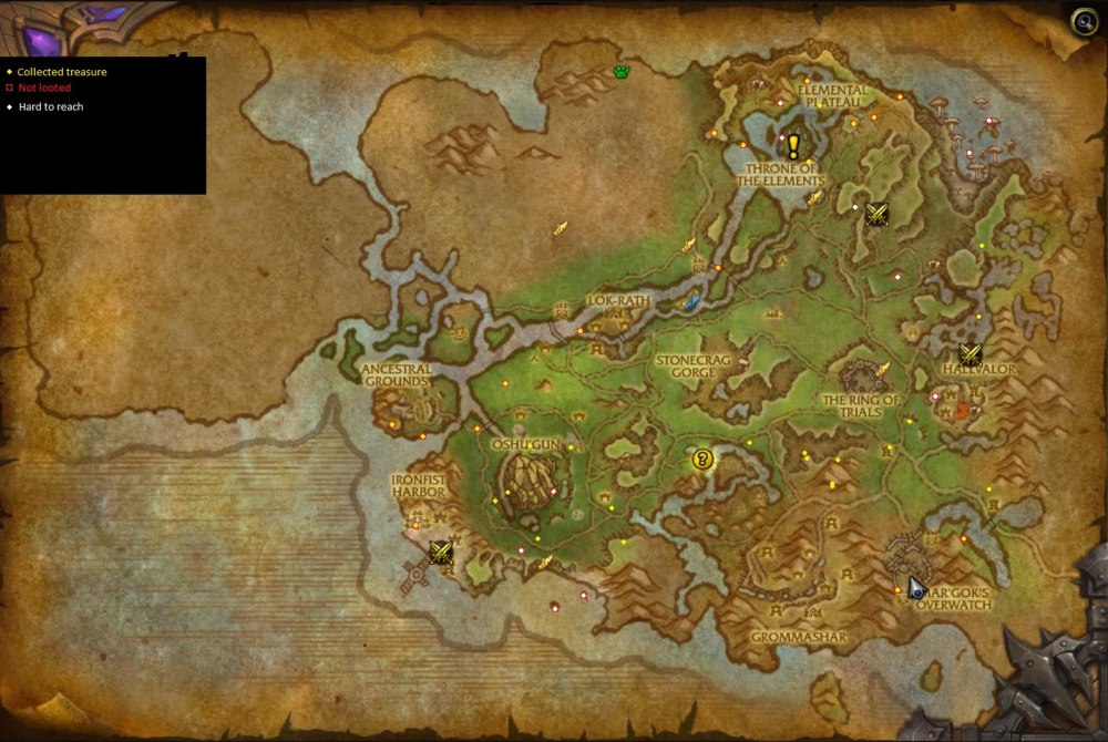 Штормград карта wow Classic