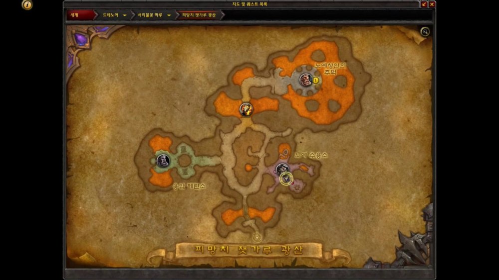 Карта World of Warcraft
