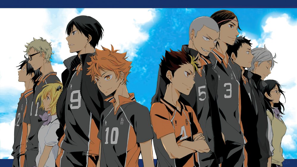 Аниме волейбол Haikyuu