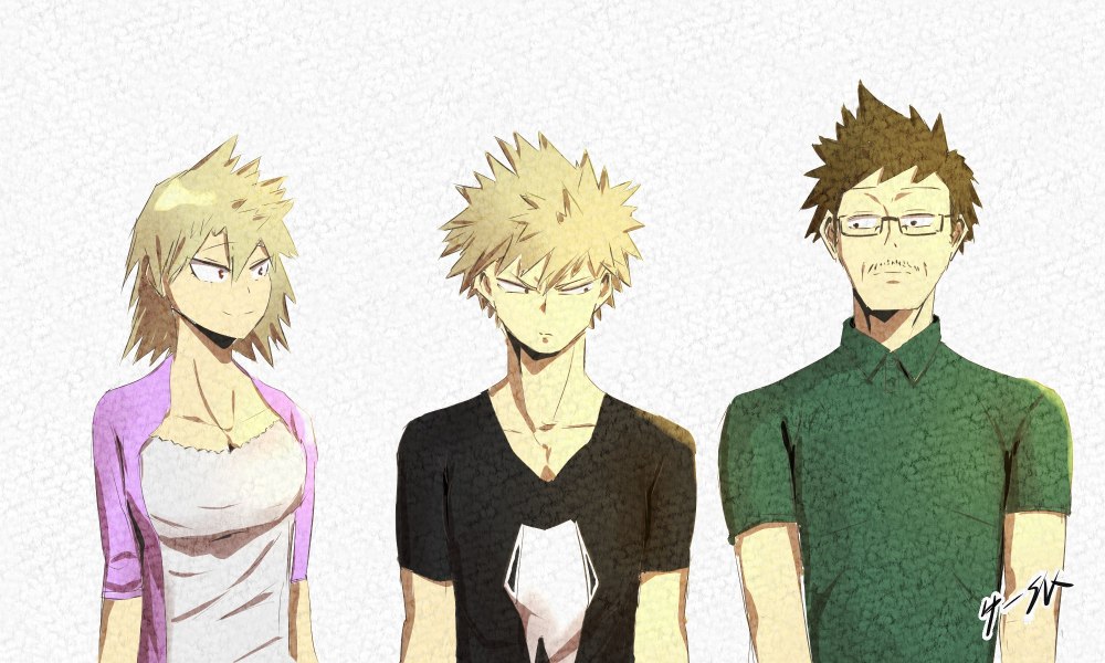 Hero Academia Мицуки Бакугоу и Мидория