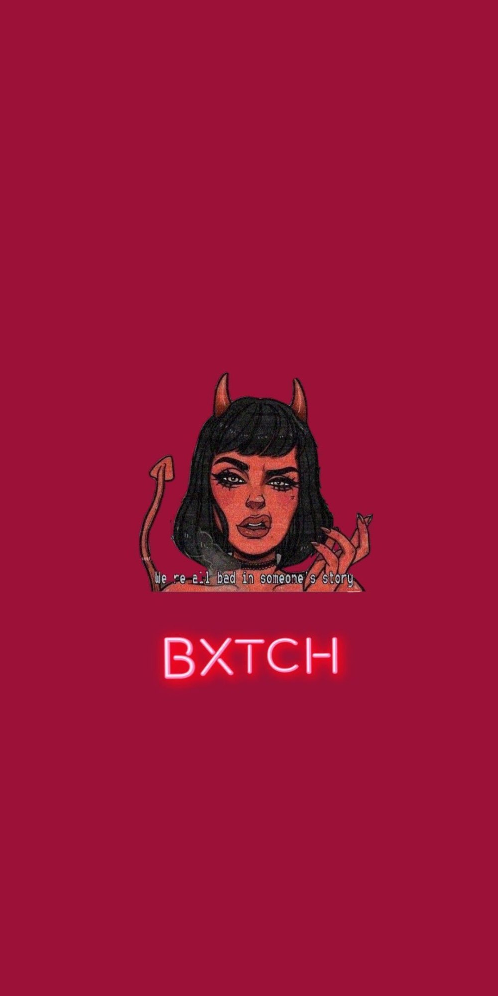 Обои на телефон в стиле bitch