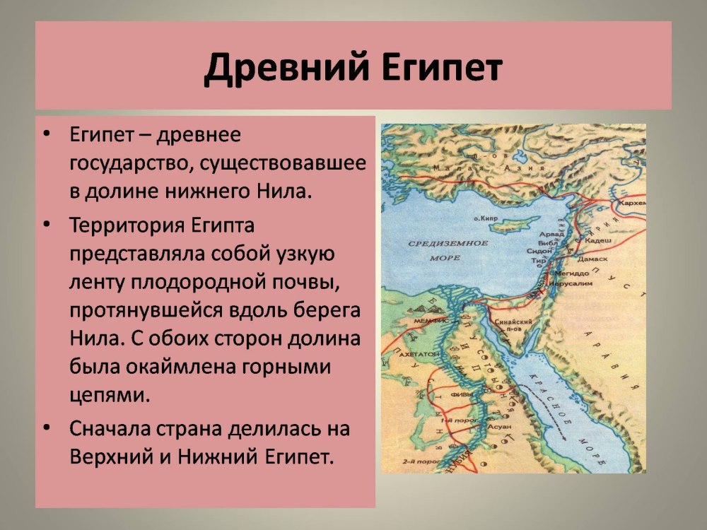 Древний Египет 4 класс окружающий мир краткое содержание