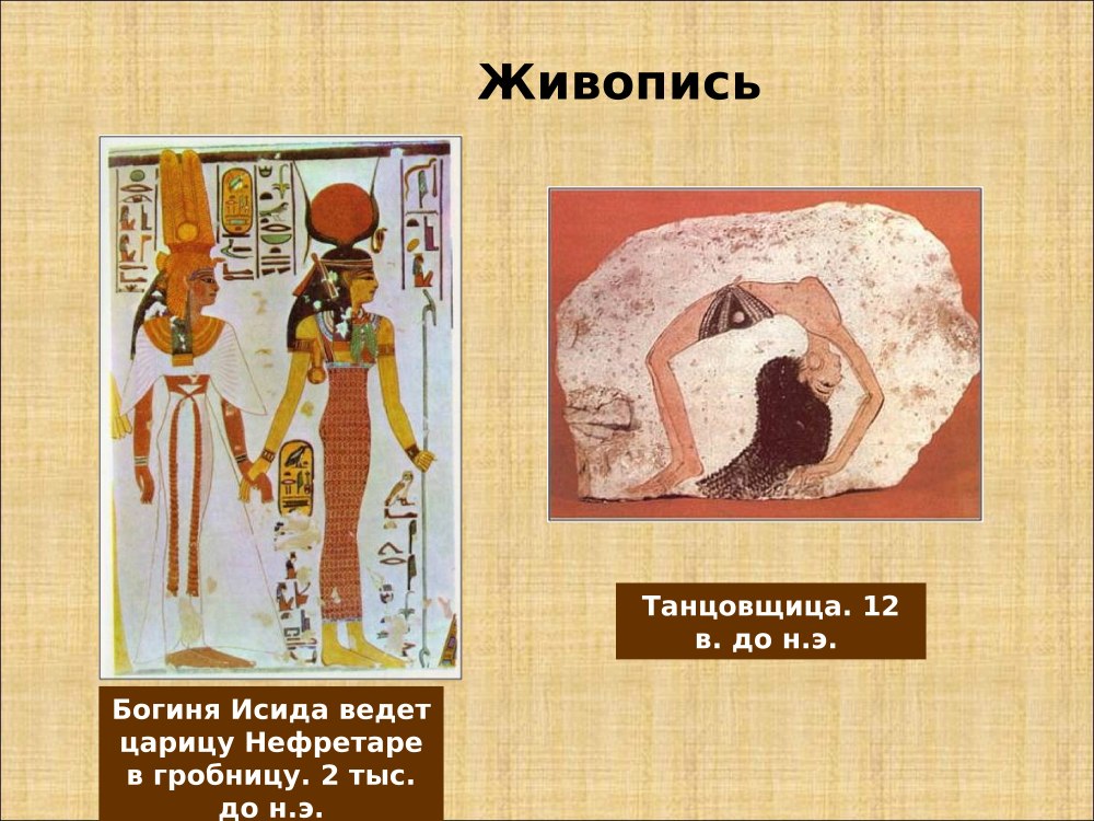 Рассказ о живописи древнего Египта