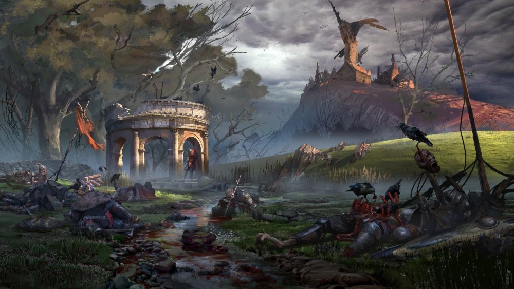 Medieval Concept Art поле боя