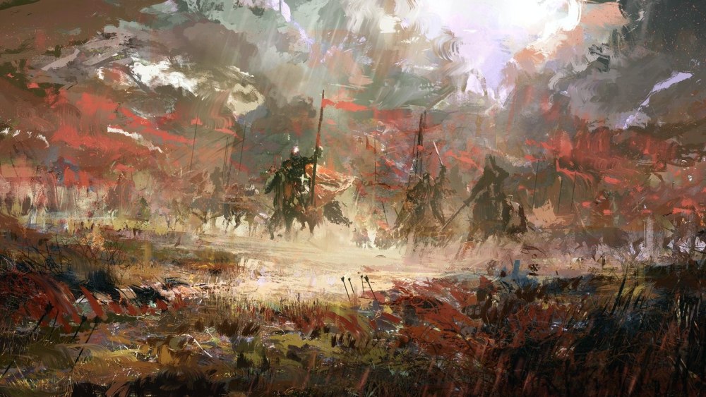 Medieval Concept Art поле боя