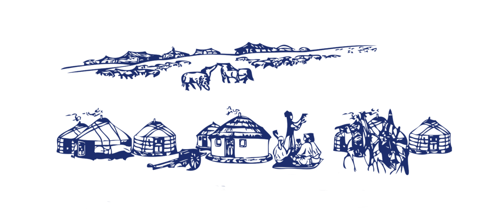 Бурятская юрта вектор