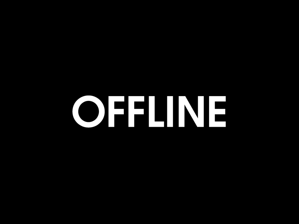 Надпись offline