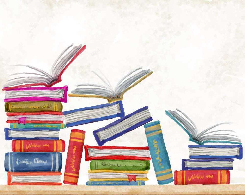 Книги акварель