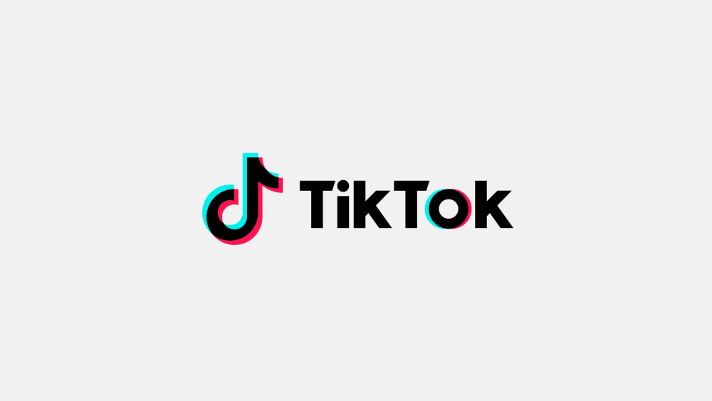 Тик ток логотип белый