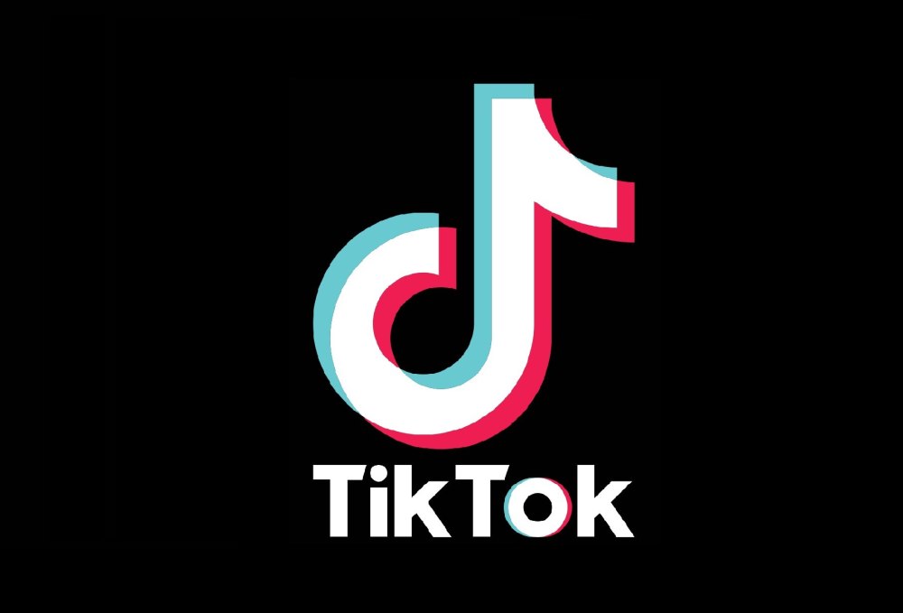Тик ток логотип на белом фоне