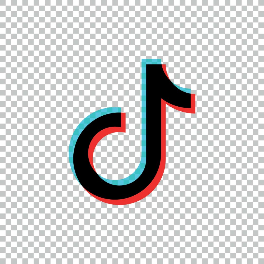 Значок тик ток без фона