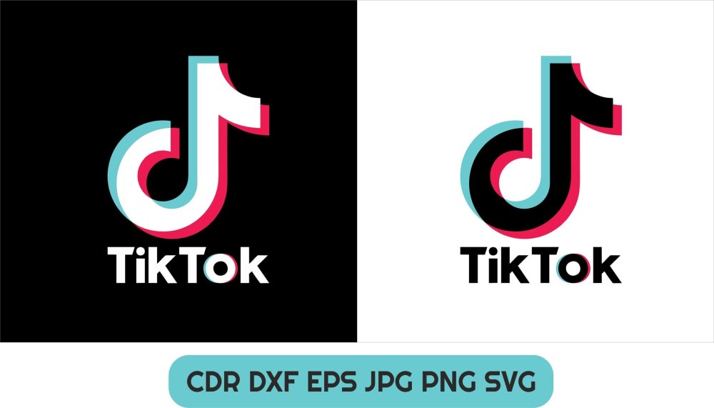 Тик ток логотип без фона