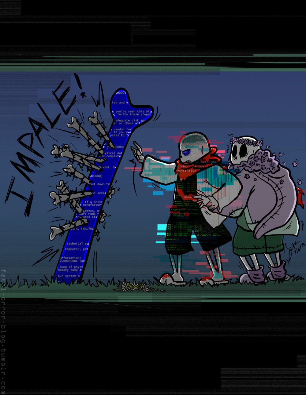 Error Papyrus and Error Sans