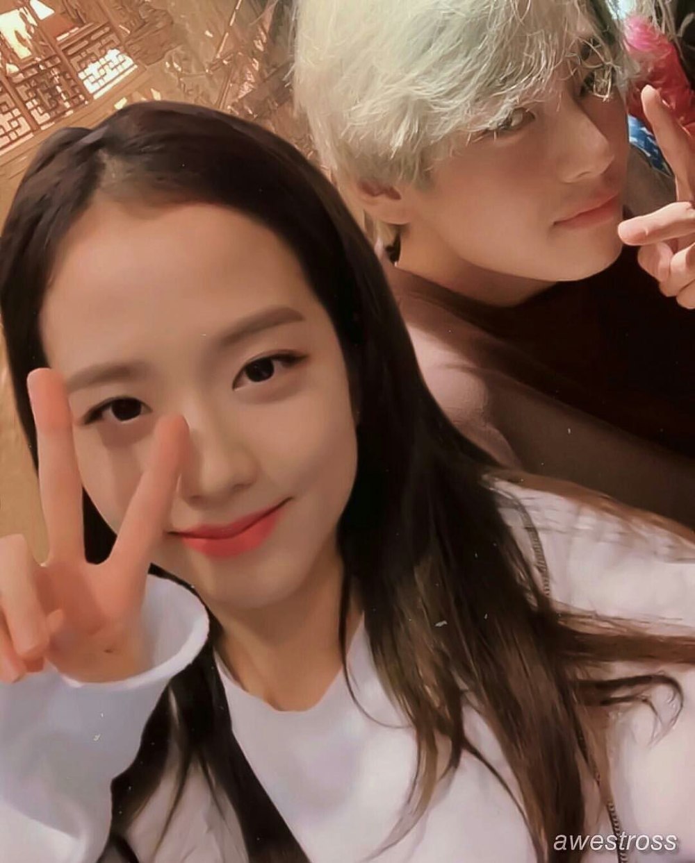 Taehyung and Jennie