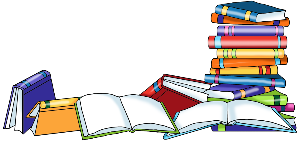 Клипарт книги на прозрачном фоне