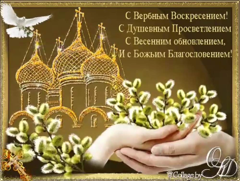 С Вербным воскресеньем