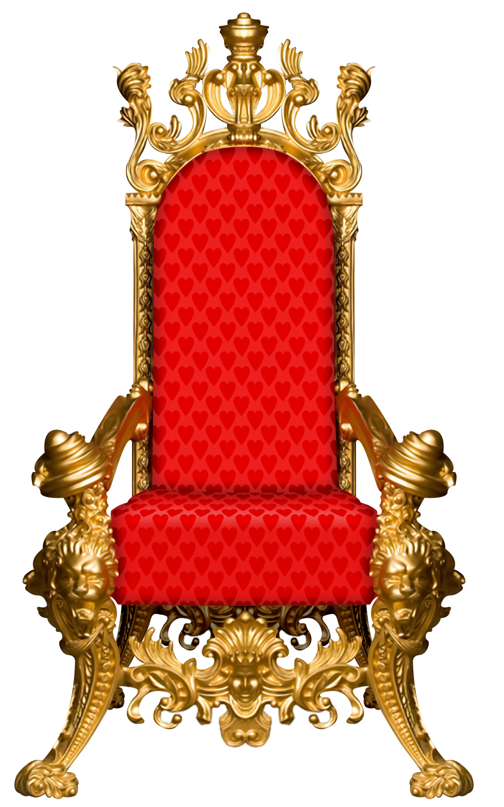 Королевский трон золотой