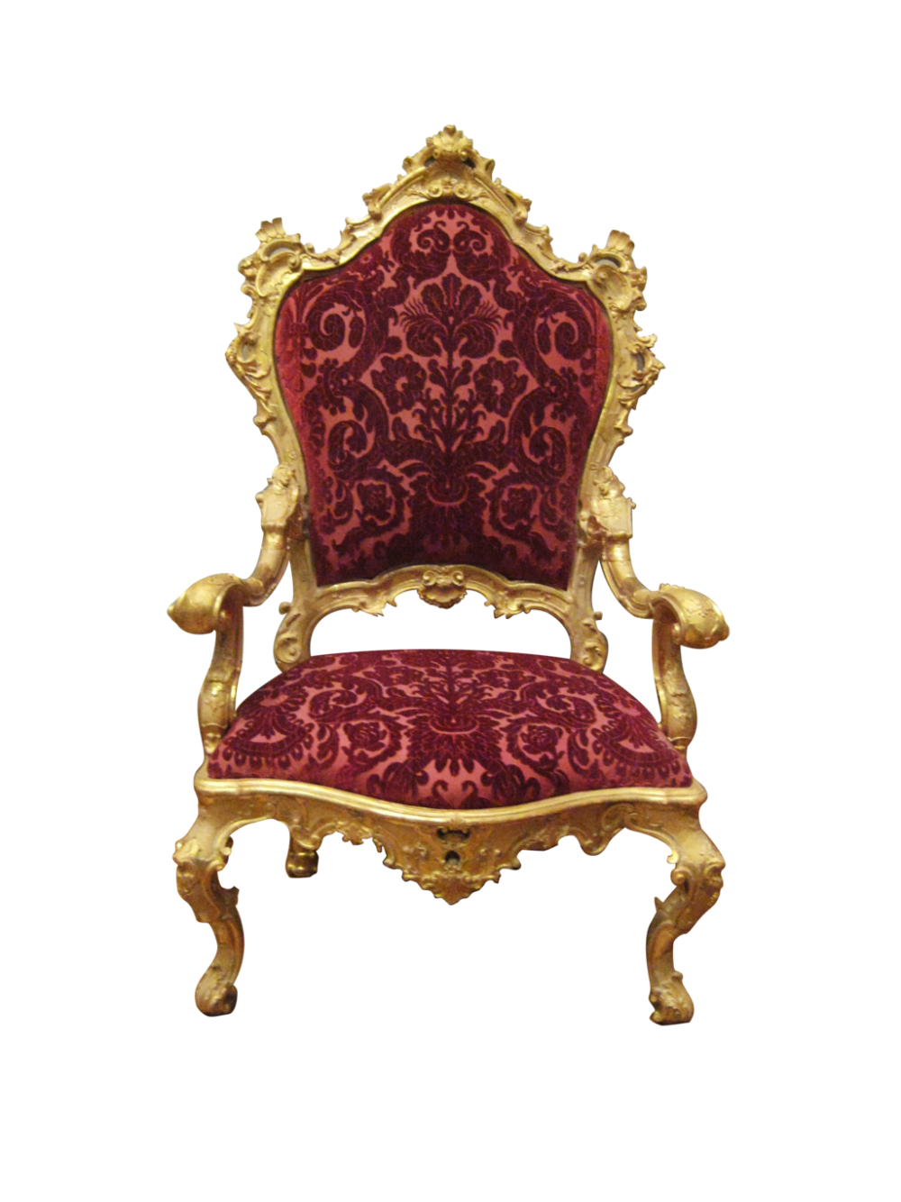 Трон королевск кресло Королевский PNG